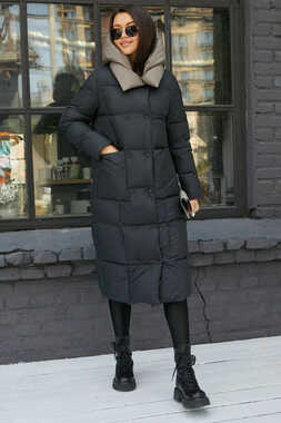 Модный пуховик Vivilona двухцветный