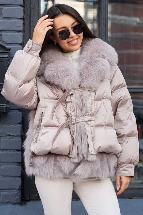 Женский пуховик Vivilona с капюшоном