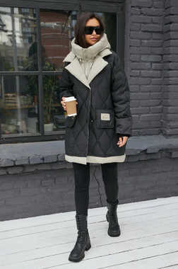 Модный пуховик Bogerner с накладными карманами