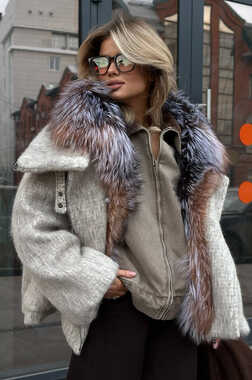 Модный пуховик Tannossto из валяной шерсти