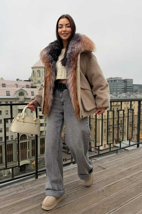 Пуховик кашемировый Tannossto