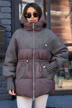 Женский пуховик с накладными карманами Pang Million