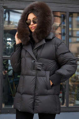 Короткий пуховик Вивилона стеганый